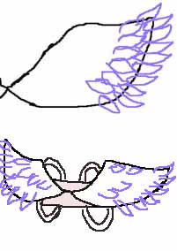 рисунок крыльев